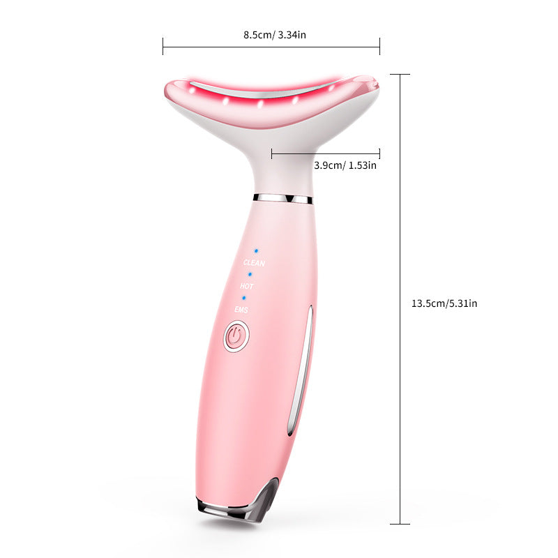 LED Neck Tightening Massager Anti Aging Skin Care Device Tool