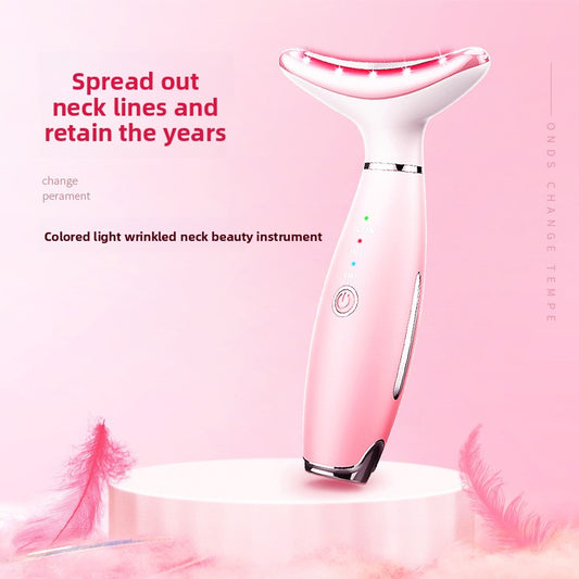 LED Color Light Neck Massager &  Face Lifting Device