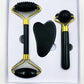 Jade Roller and Gua Sha Set Facial Massage Skin Care Kit